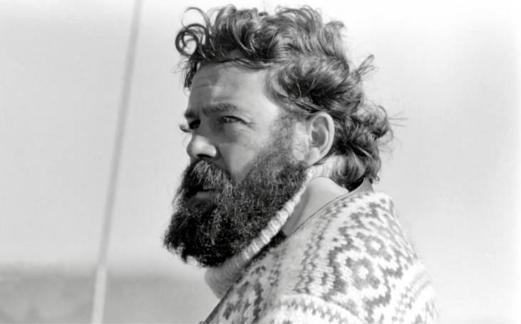 Picture taken of Ken Balcomb provided by the Center for Whale Research.