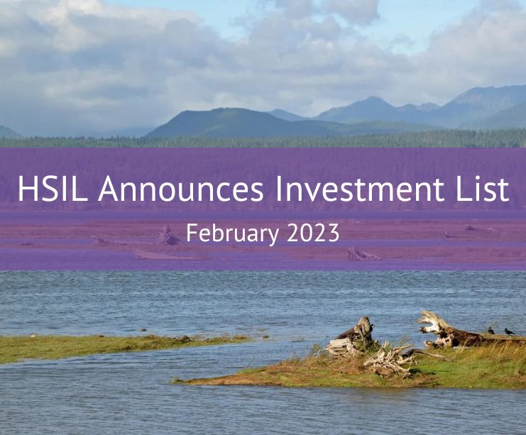 Featured image for the February 2023 HSIL investment list announcement.
