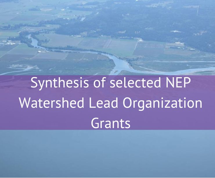 Synthesis of selected NEP Watershed Lead Organization Grants